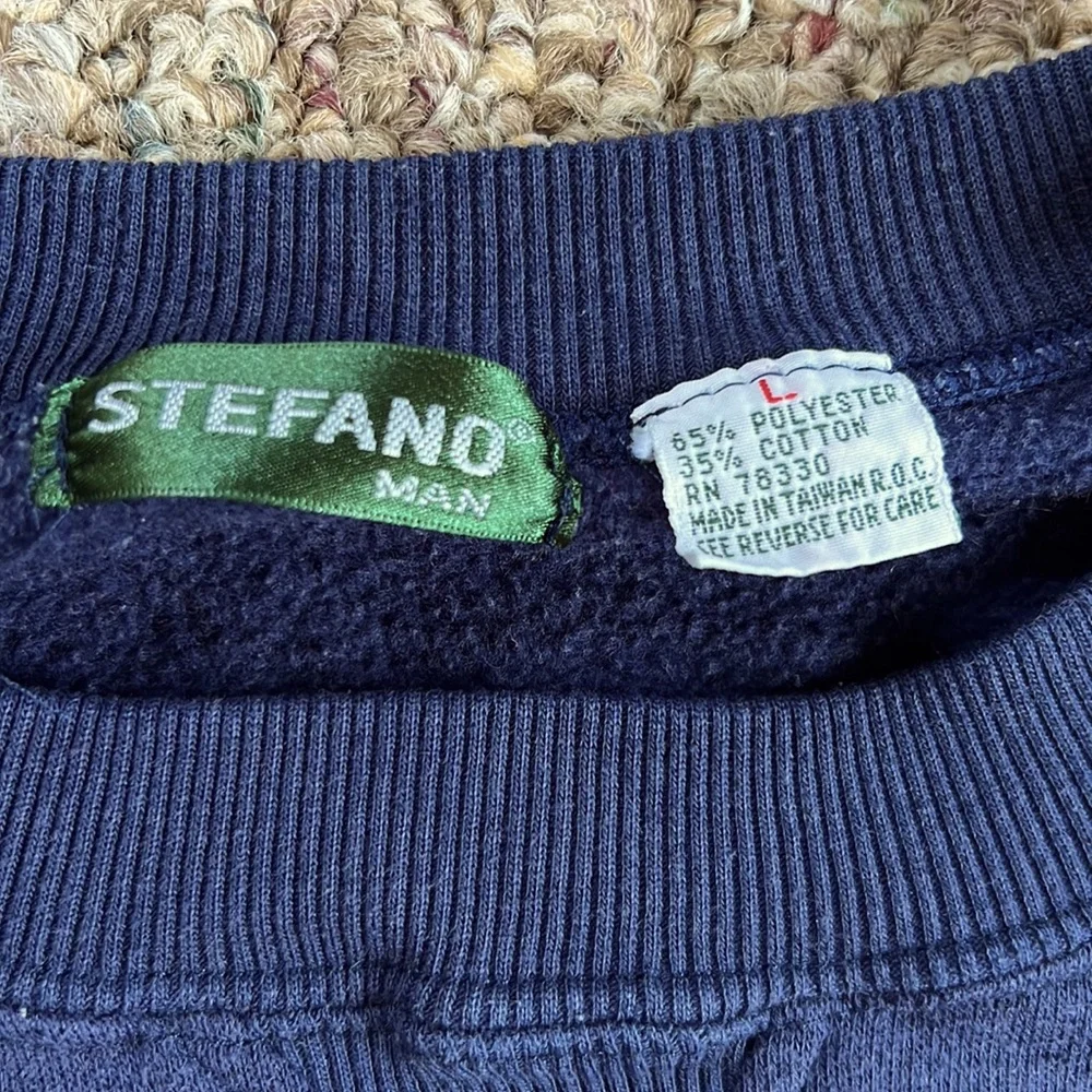Stefano Man blue and white striped crewneck - Picture 2 of 3